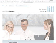 Tablet Screenshot of professor-lill-schulter.de